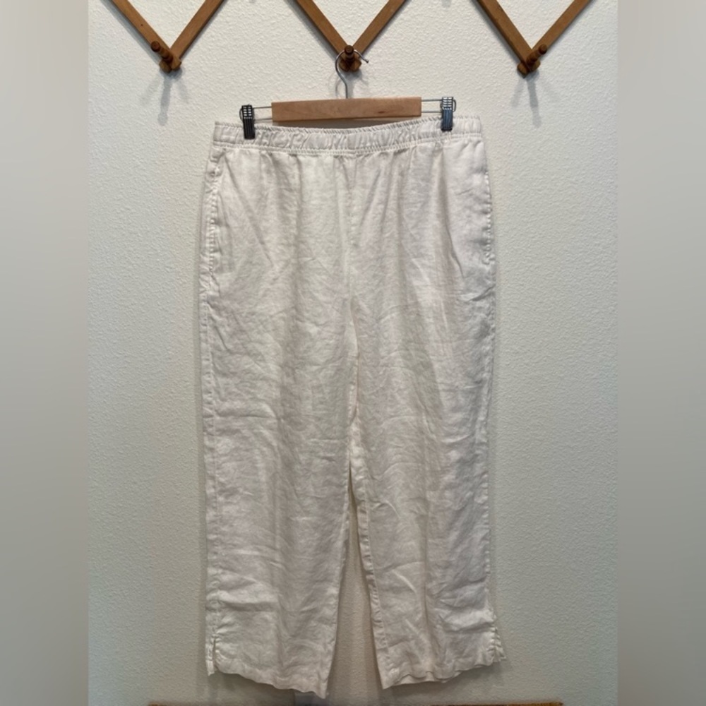andrea jovine White Linen Pants - Picture 2 of 13